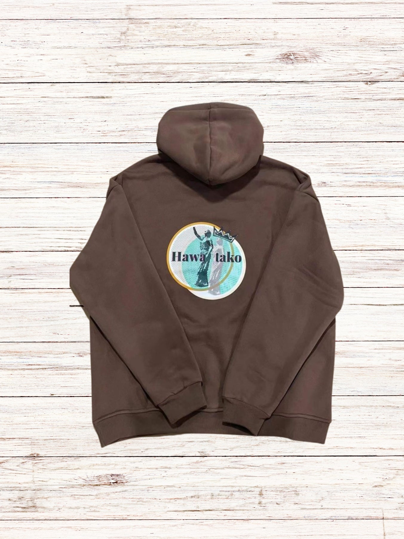 High Quality Oversized BrownUnisex Hoodie Hawo Tako edition