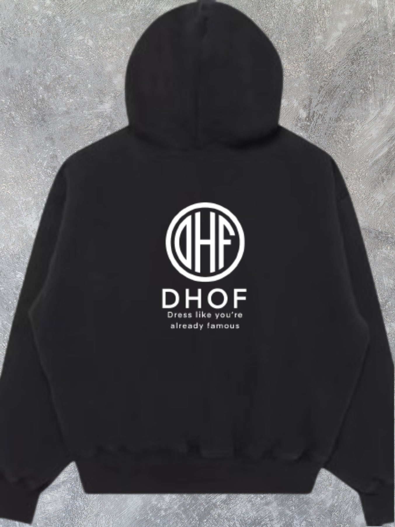 black long sleeve hoodie unisex