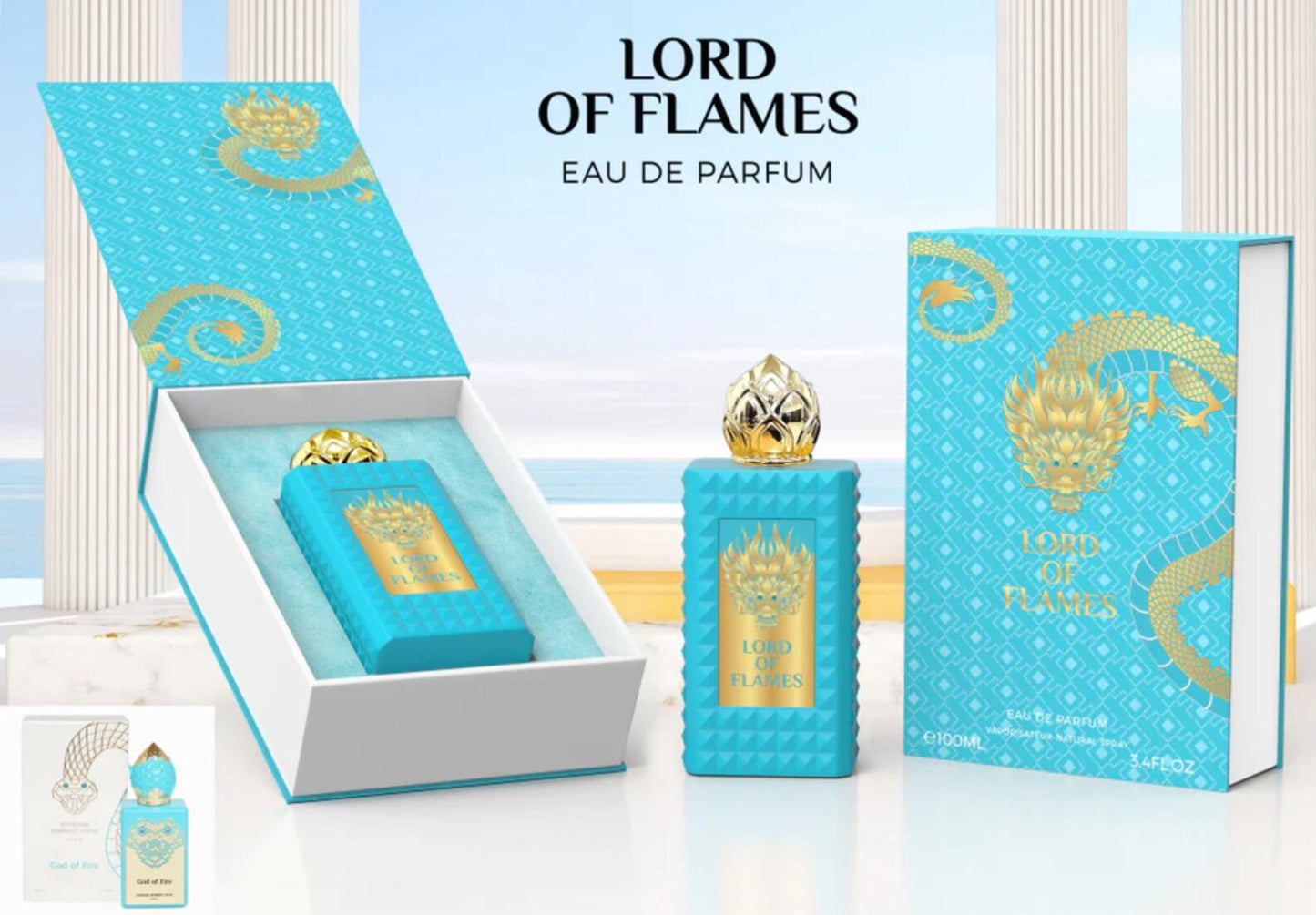 Lord Of Flames EDP Perfume By Emper Dragon Collection 3.0oz / 90ml