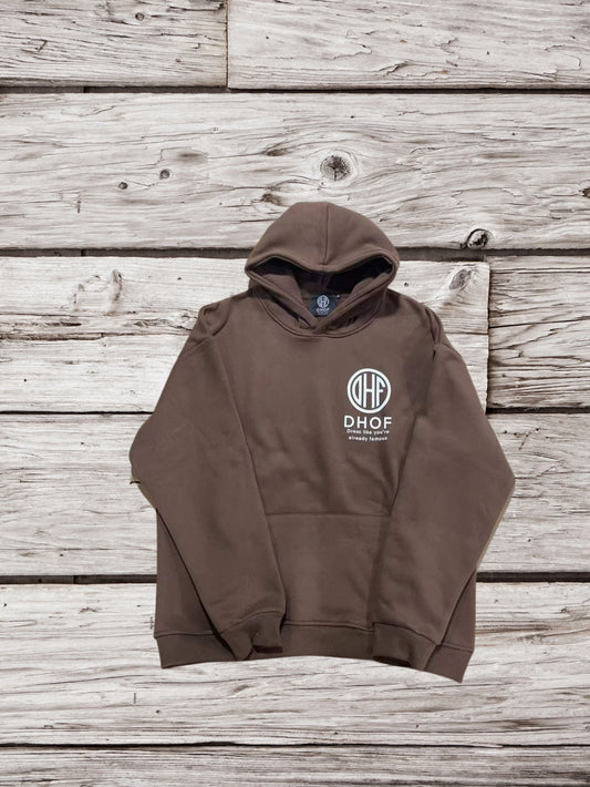 High Quality Oversized BrownUnisex Hoodie   Hawo Tako edition