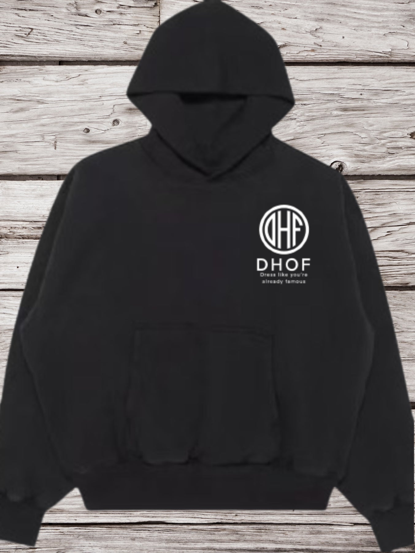 black long sleeve hoodie unisex